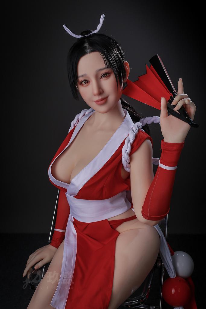 Реалистичная силиконовая / ТПЕ секс кукла Jiusheng doll 158 см - Pamela