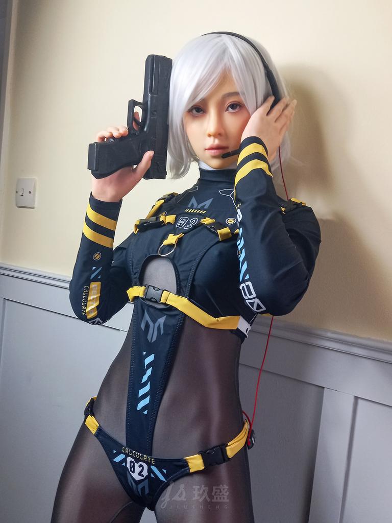 Реалистичная силиконовая / ТПЕ секс кукла Jiusheng doll 168 см - Aki