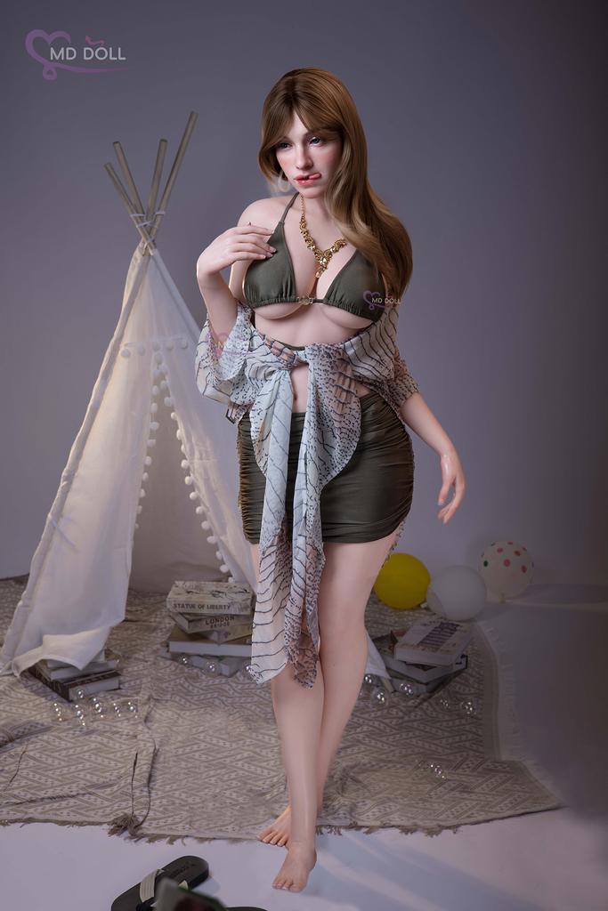 Реалистичная силиконовая секс кукла MD doll 166 см - Joanna