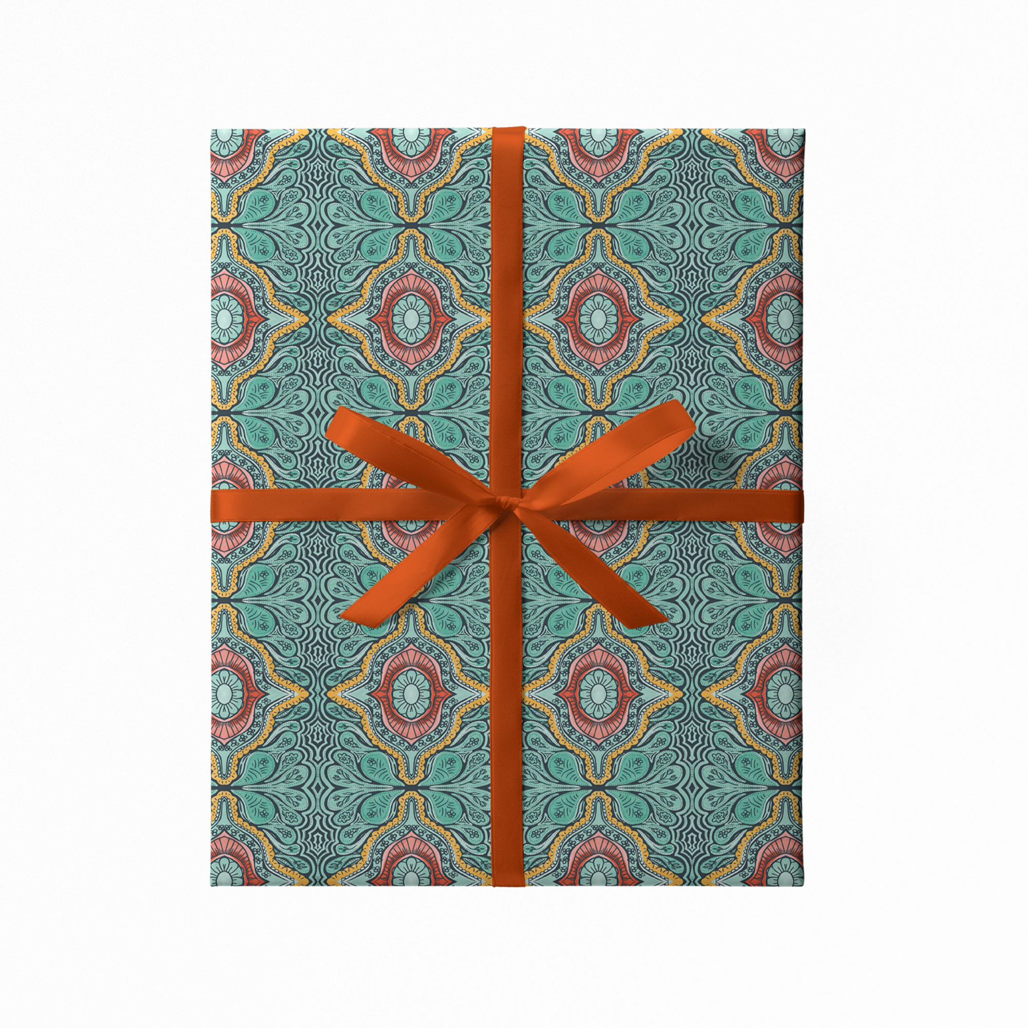 Бумага Wrap Me "60-ые бирюзовая"