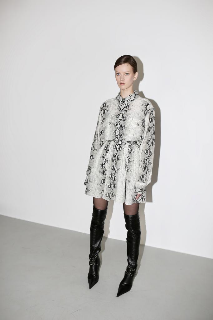 Платье питон мини