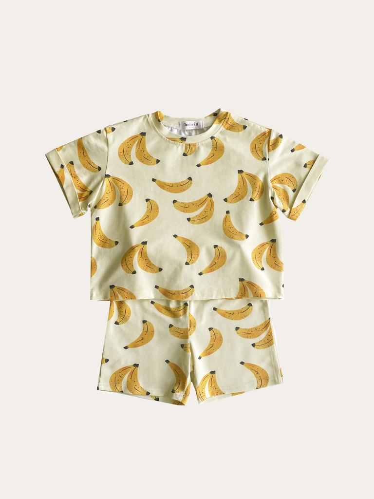 Комплект в принте "Бананы"