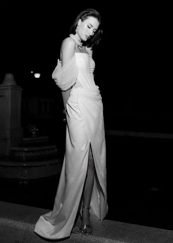 Свадебное платье  рыбка OLLI  цвет молоко