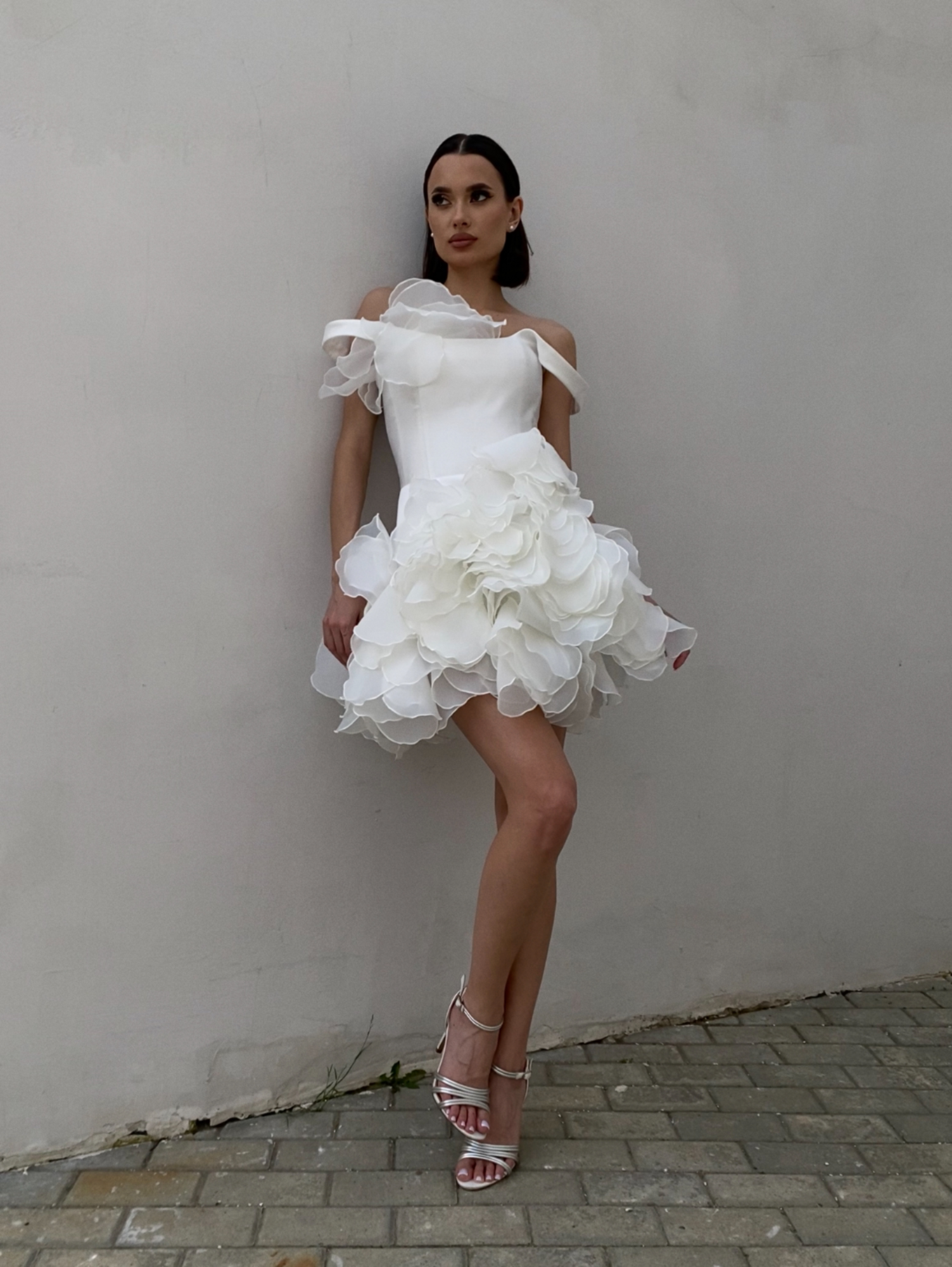 SERGE MINI  с объемными цветами.