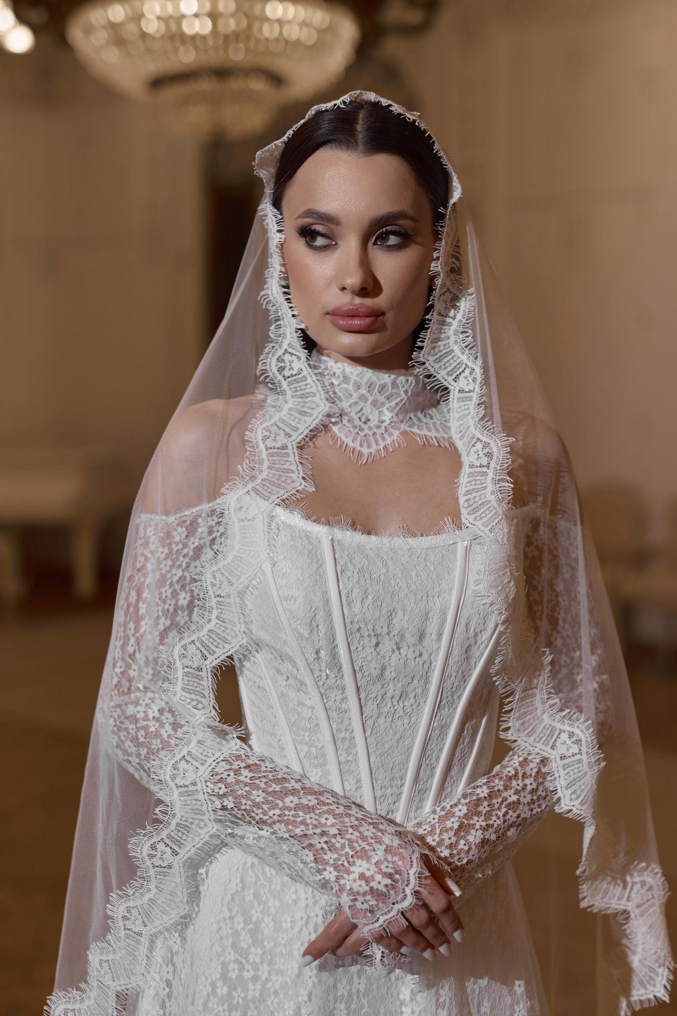 Свадебное платье JETTA с длинным рукавом