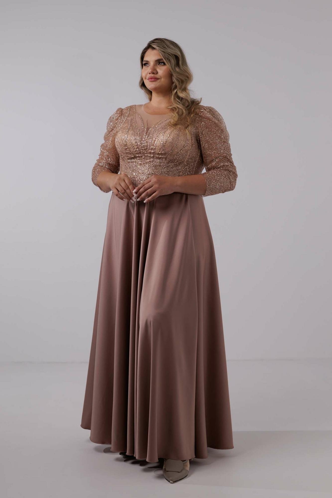 Вечернее платье PEARL туап с рукавом