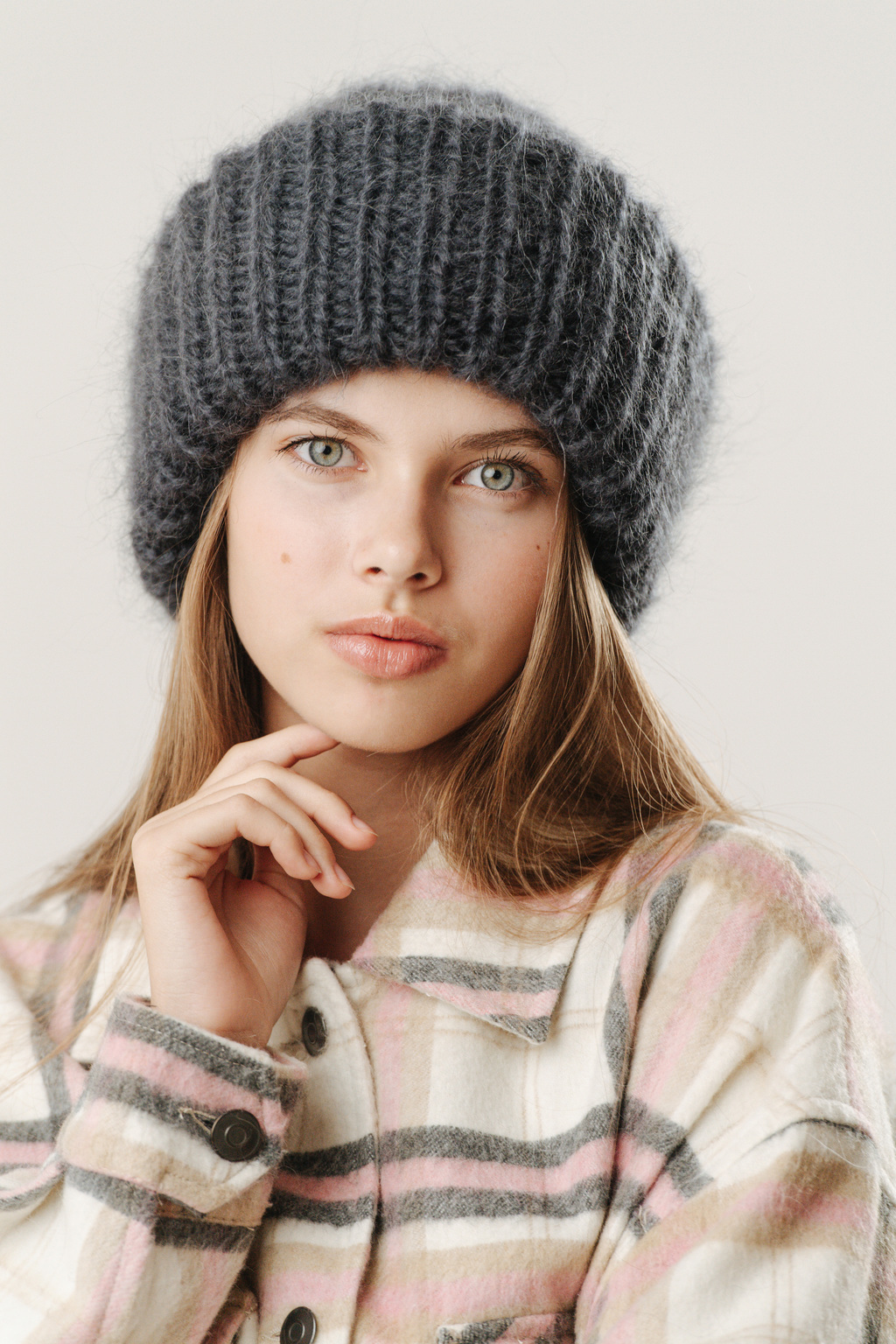 Double hat 3 нити графит