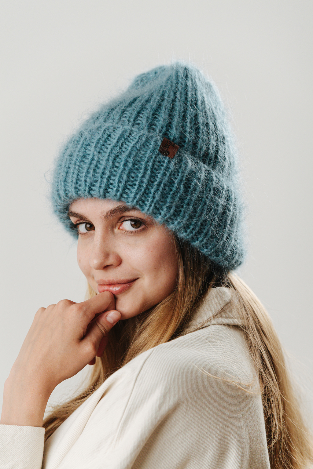 Simple hat бирюзовый