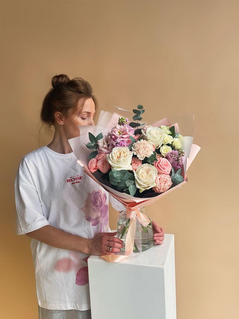 Авторский букет "Нежная пастель"