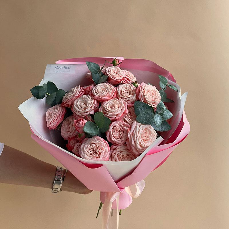 Монобукет роз Мадам Бомбастик