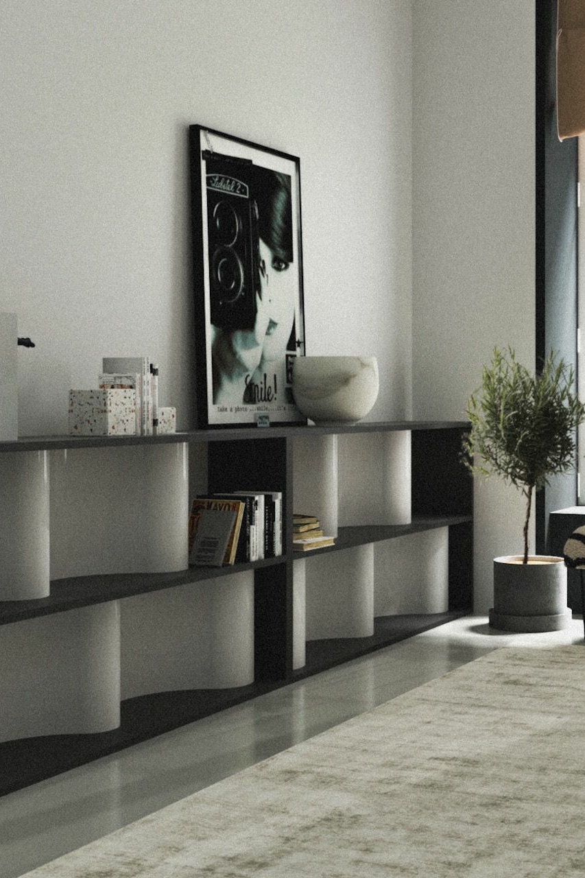 Низкий стеллаж Lok01