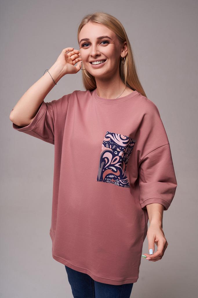 Пепельная роза оверсайз унисекс