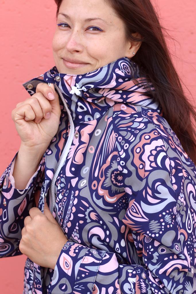 Женский плащ Сирень 2