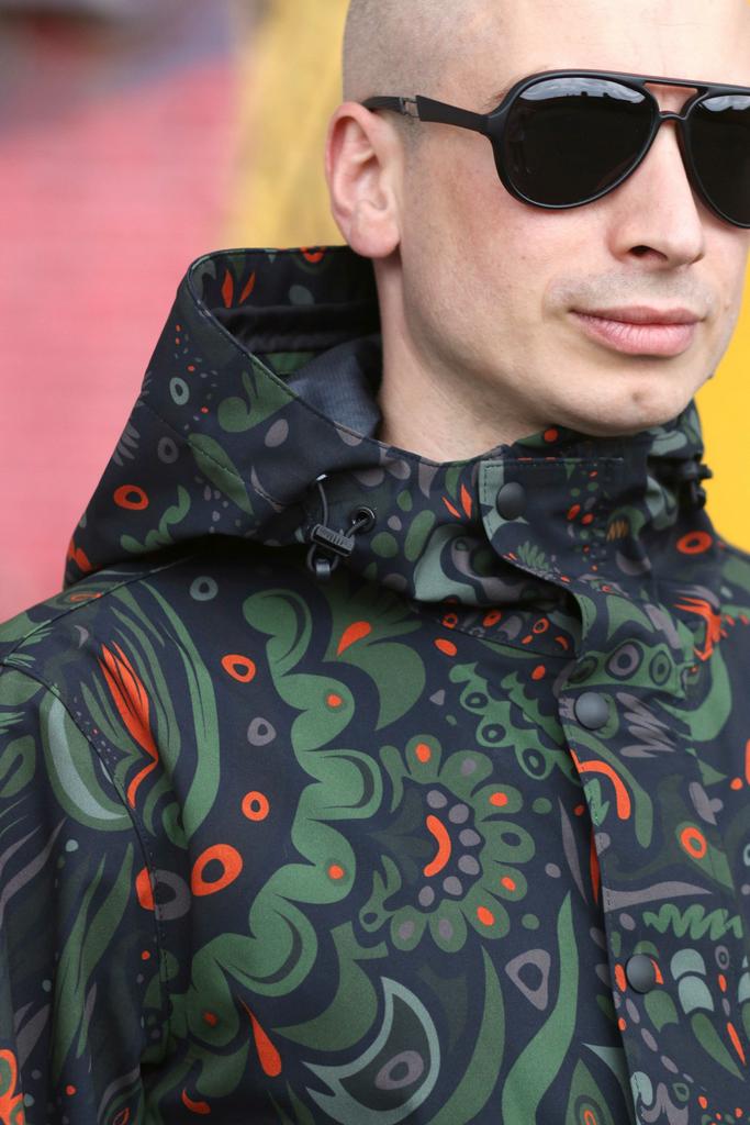 Плащ с капюшоном мужской Лесной 2