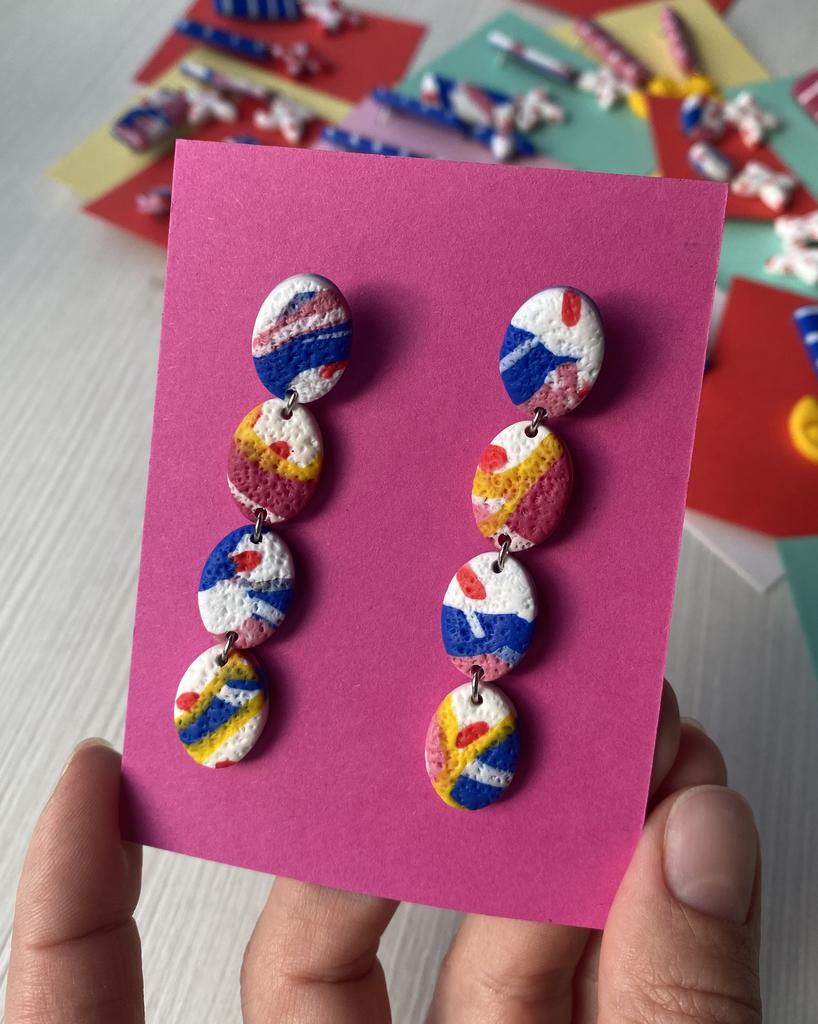 Серьги Адриатика цепочки длинные