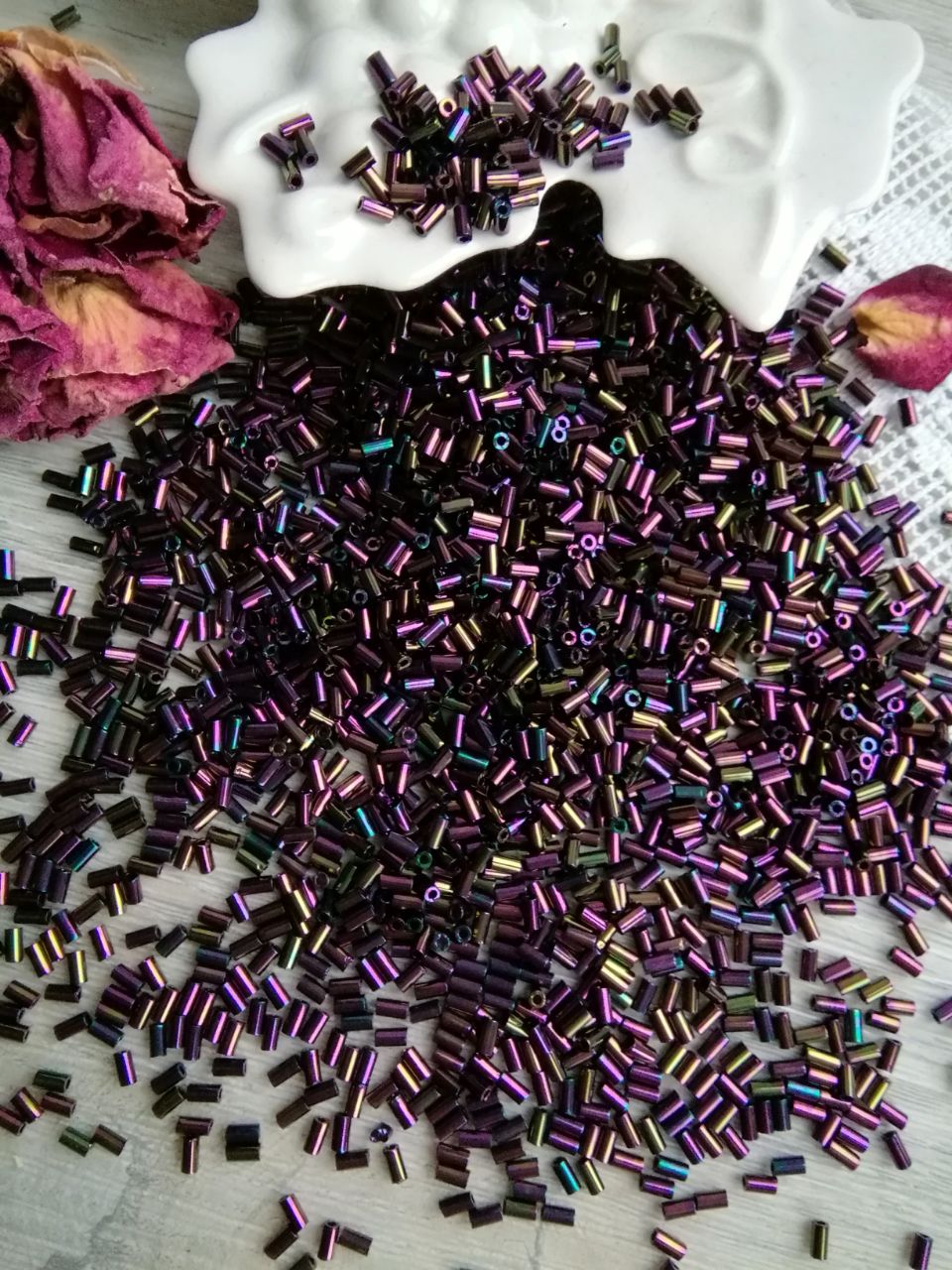 Бисер ТOHO, bugle 3 мм (bt3b85)