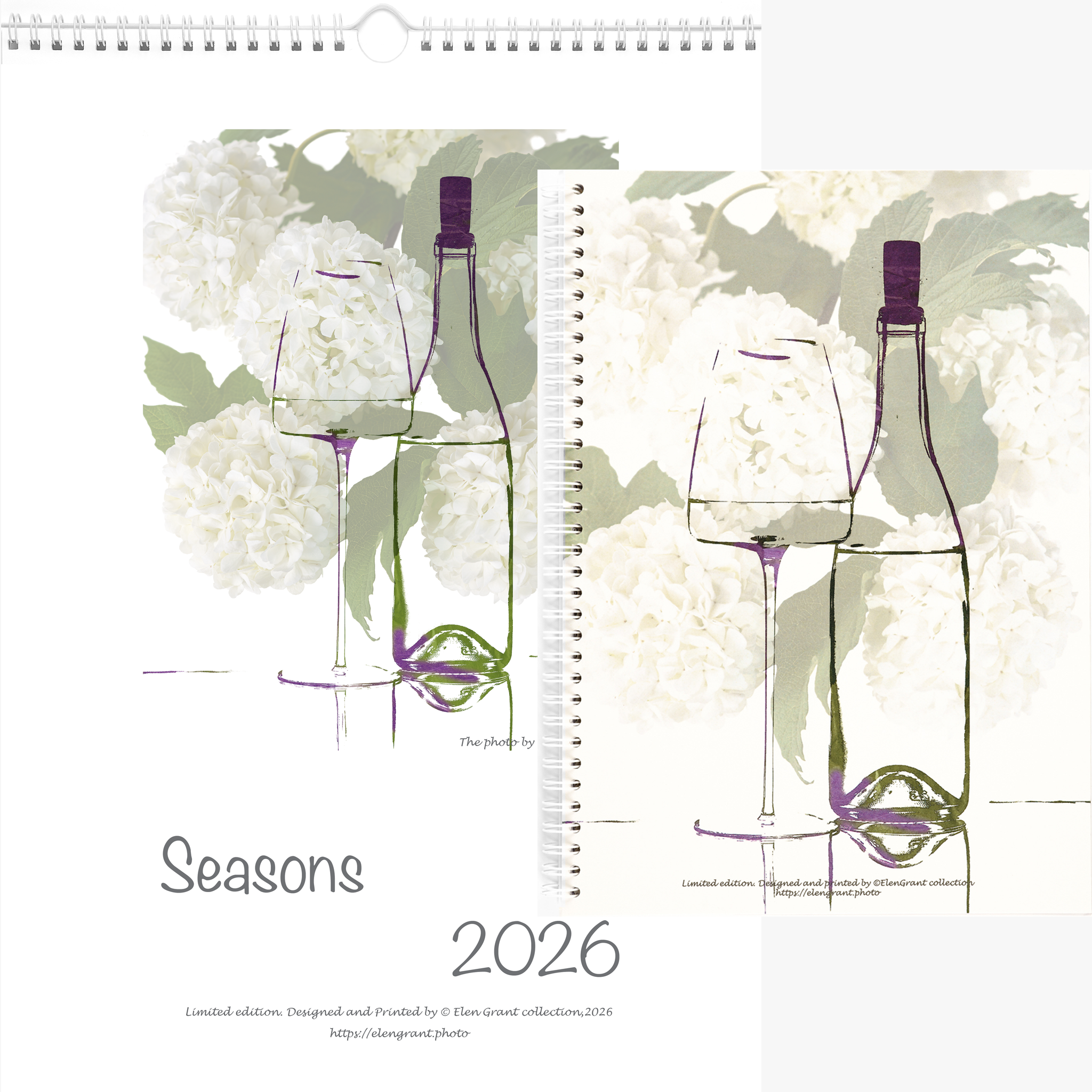 Set "Seasons". Calendar & Notebook