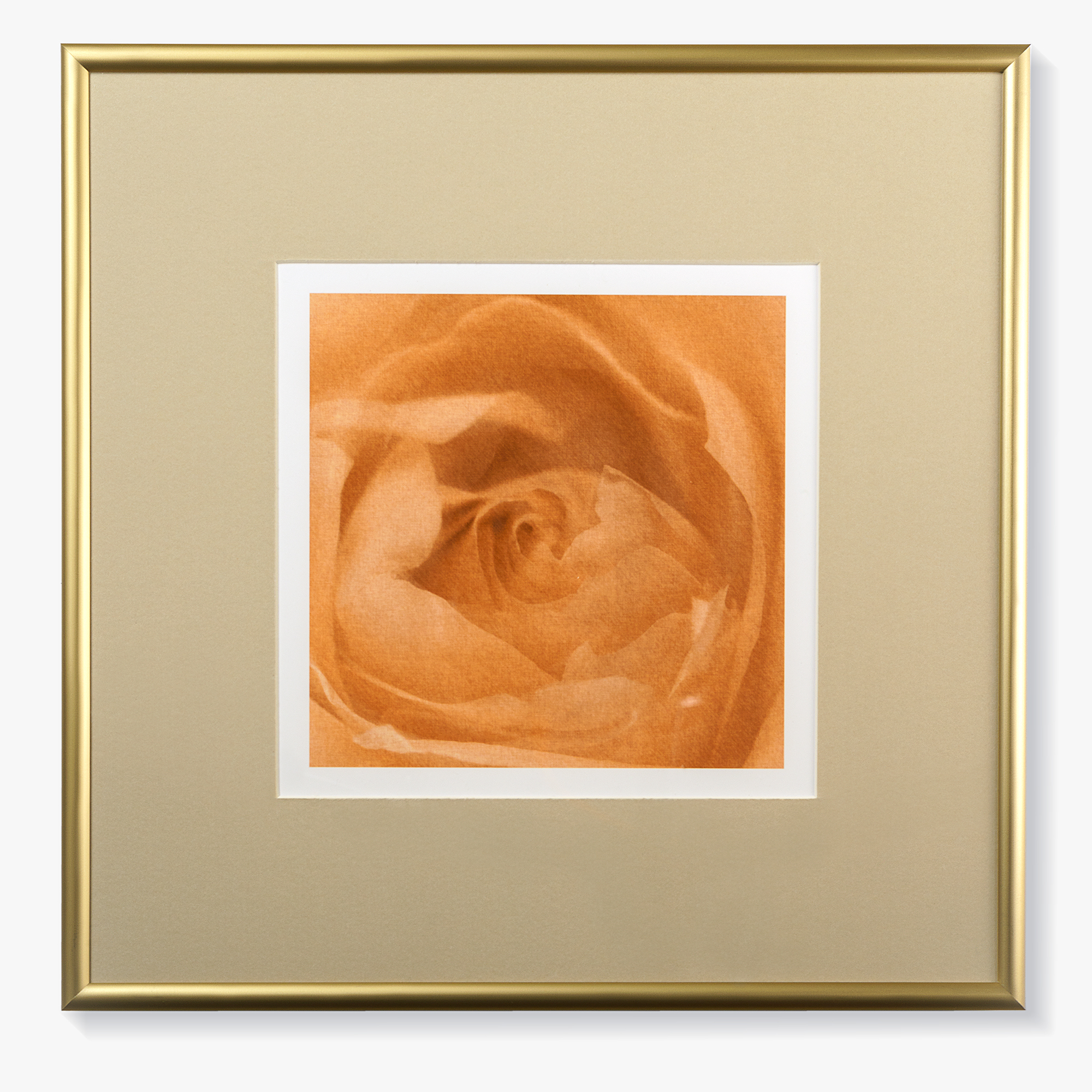 small Print with a passe-partout in the frame "Caramel"