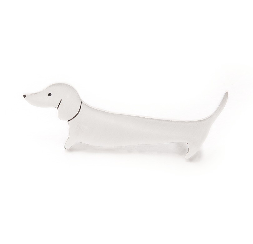 Такса брошь