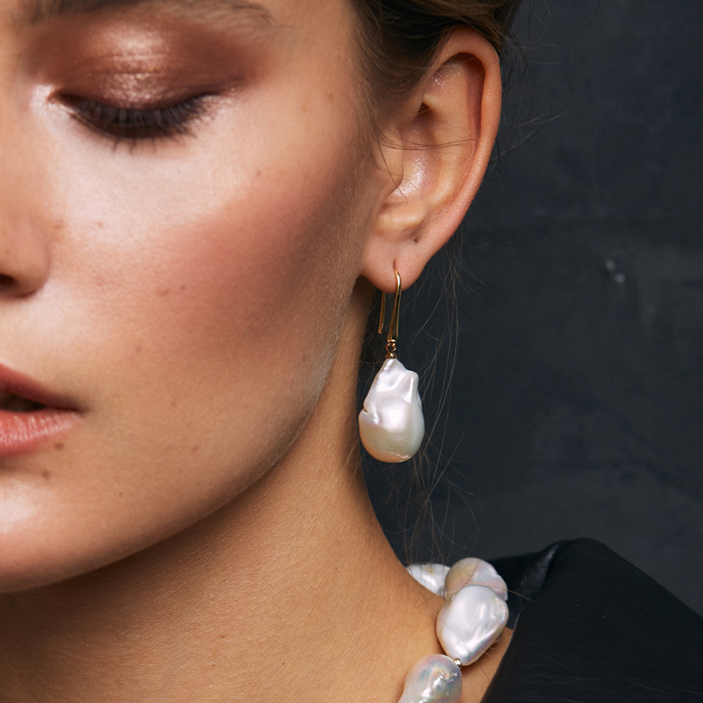 Серьги Камелия