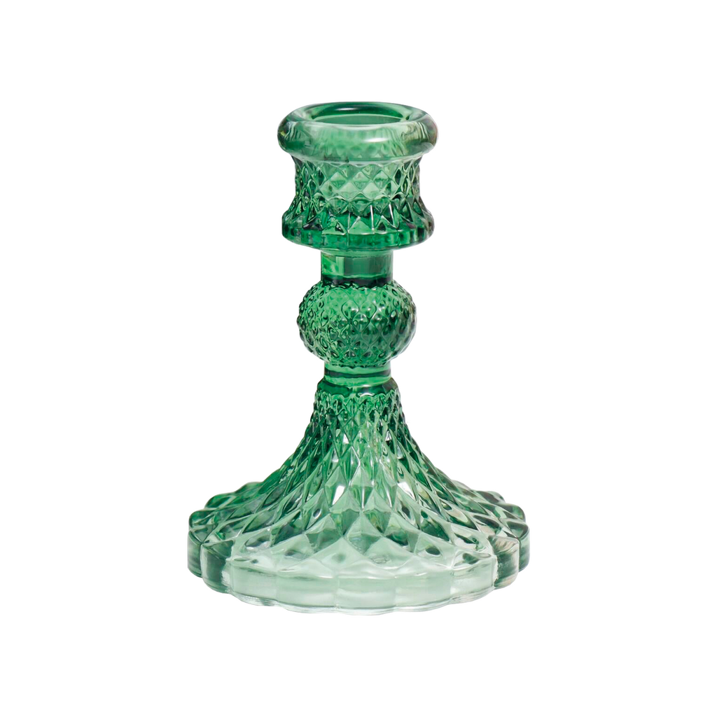 Подсвечник Женева зеленый 10,5 см