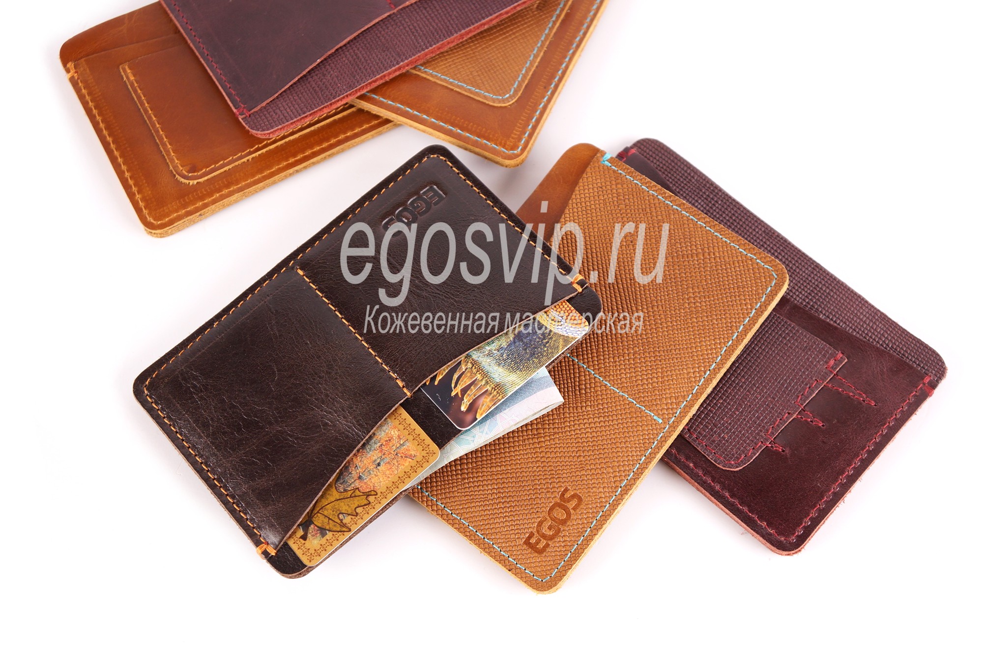 Докхолдер кожаный/ автодокументница/ модель 32 ассорти