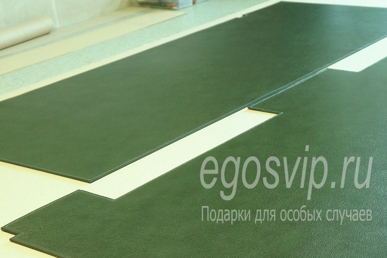 Кожаный бювар на заказ - EGOS