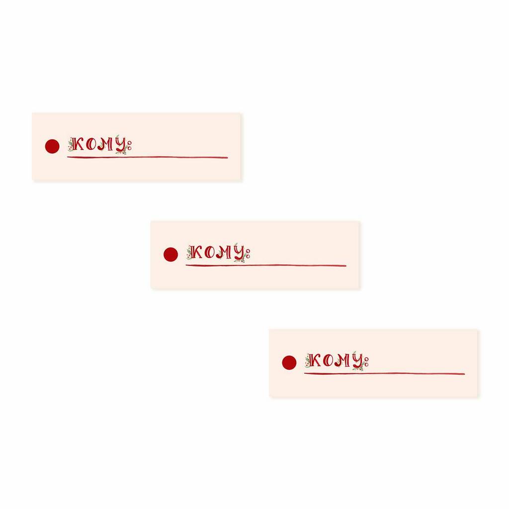 Бирки для подарков "Кому", 3 штуки