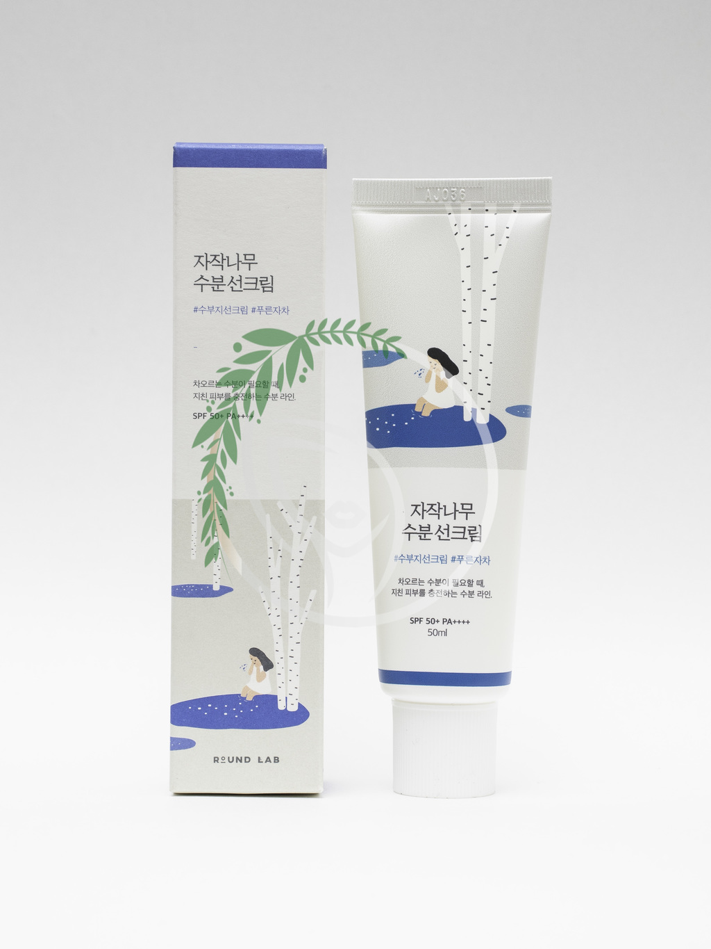 Увлажняющий солнцезащитный крем Round Lab Birch Juice Moisturizing Sun Cream SPF50+ PA++++  50ml