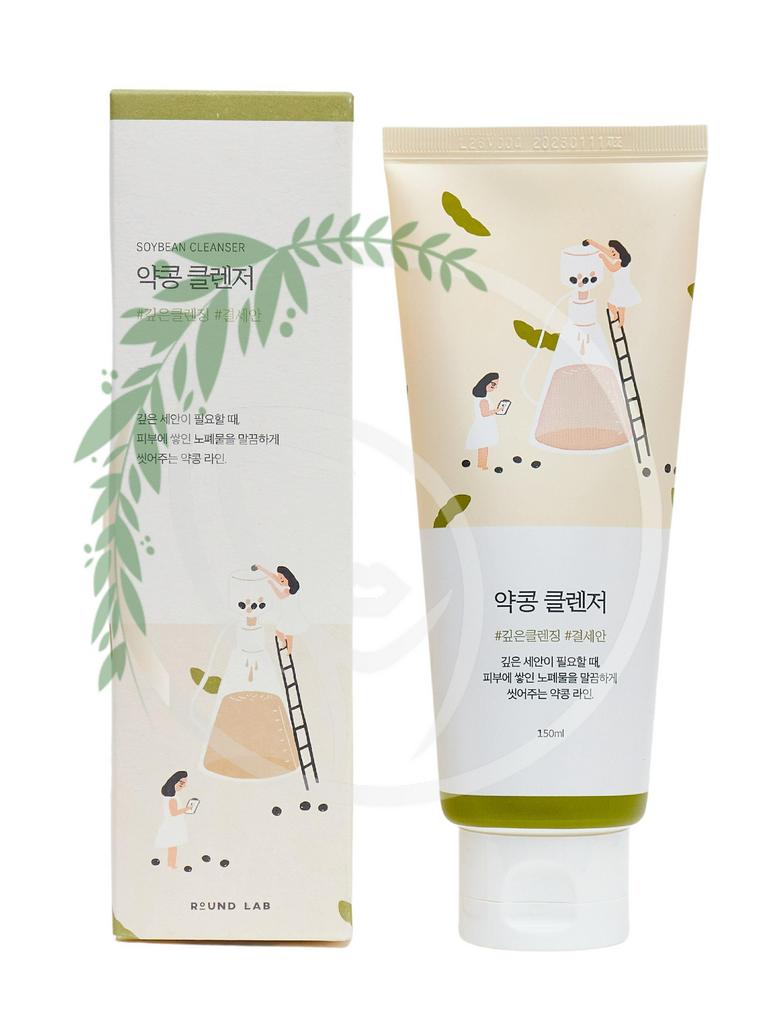 Очищающая пенка на основе соевых бобов Round Lab Soybean Cleanser 150 мл