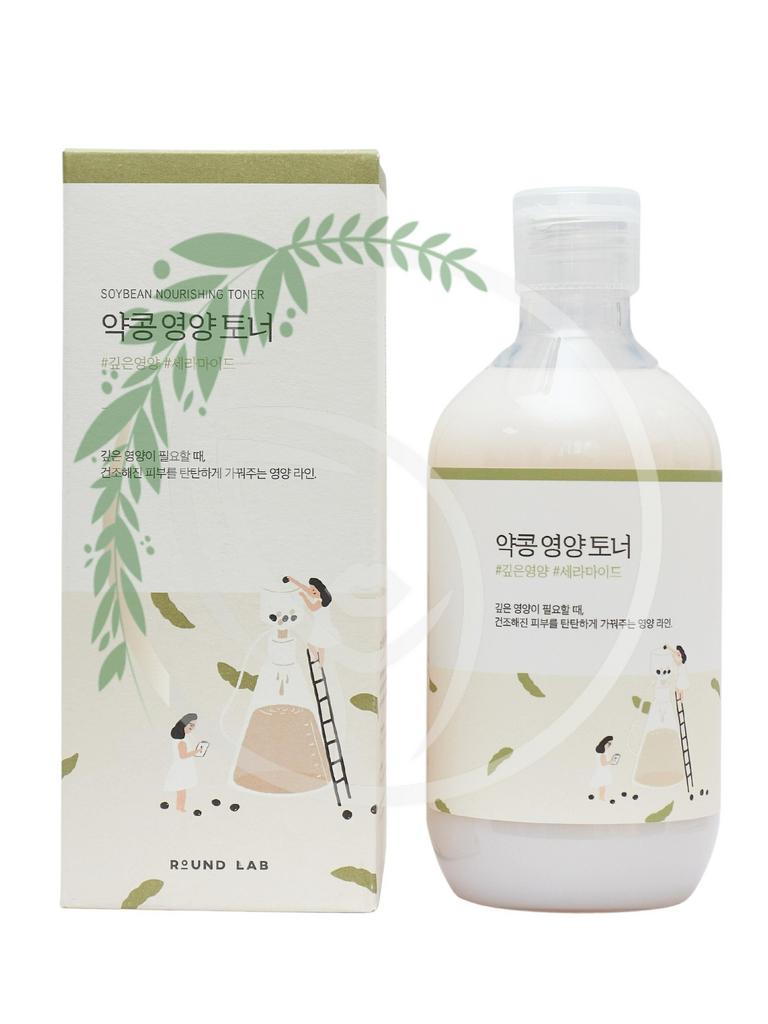Питательный тонер на основе соевых бобов Round Lab Soybean Nourishing Toner 300 ml