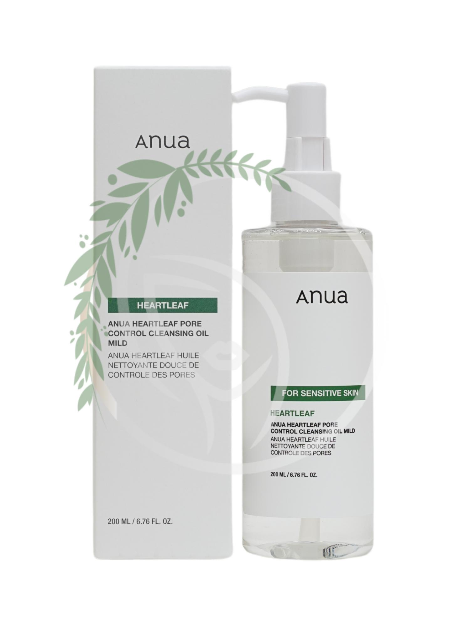 Гидрофильное мягкое масло Anua Hearleaf Pore Control Cleansing Oil Mild 200 ml