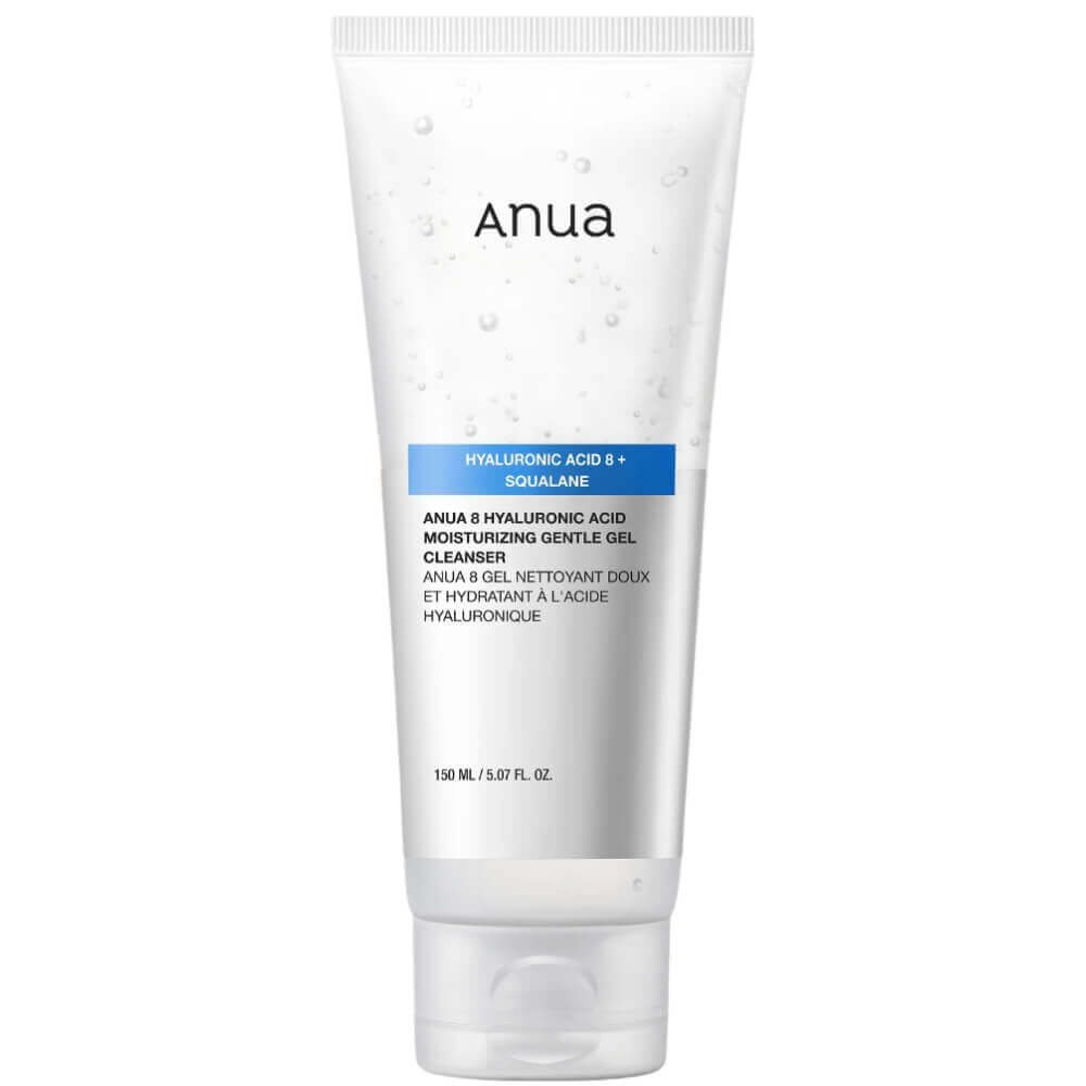 Деликатный гель для умывания с гиалуроновой кислотой Anua 8 Hyaluronic Acid Moisturizing Gentle Gel Cleanser 150 мл
