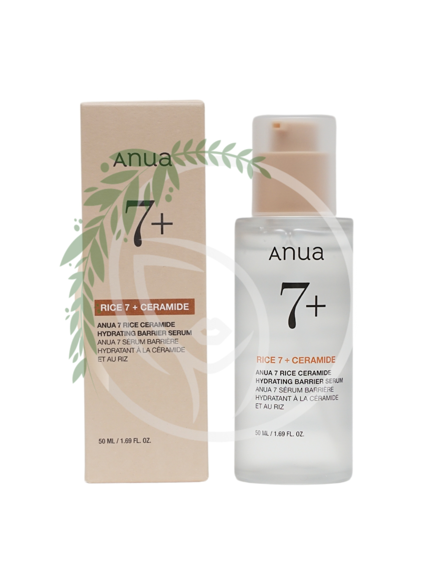 Питательная сыворотка с экстрактом риса и керамидами Anua 7 Rice Ceramide Hydrating Barrier Serum 50 ml