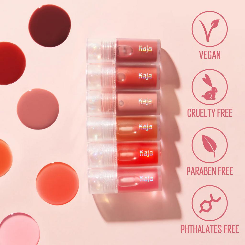 Оттеночное масло для губ с плампинг эффектом KAJA  Juicy Glass Lip Oil 4ml