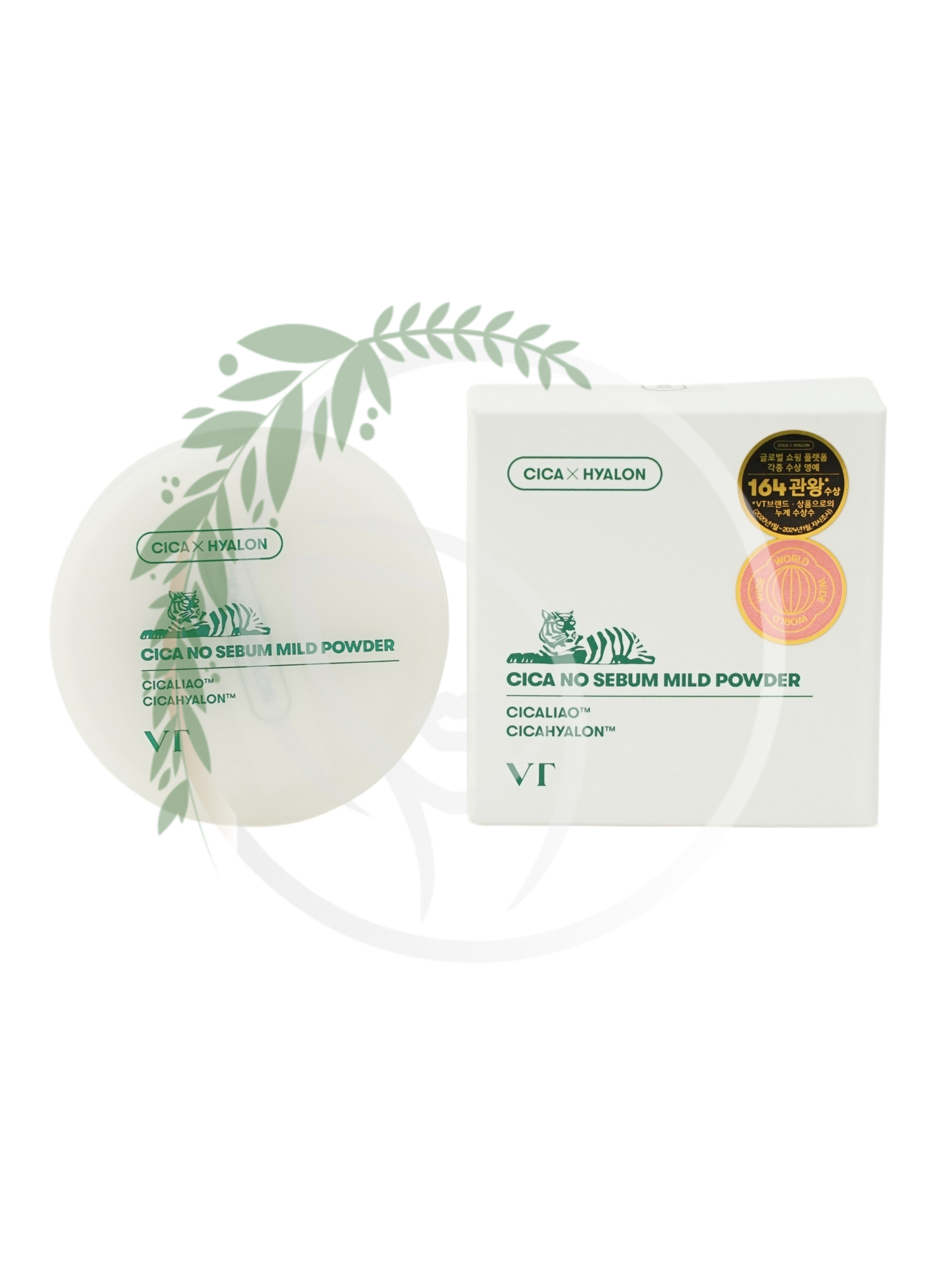 Рассыпчатая пудра против жирного блеска VT Cosmetics Cica No Sebum Mild Powder 5g
