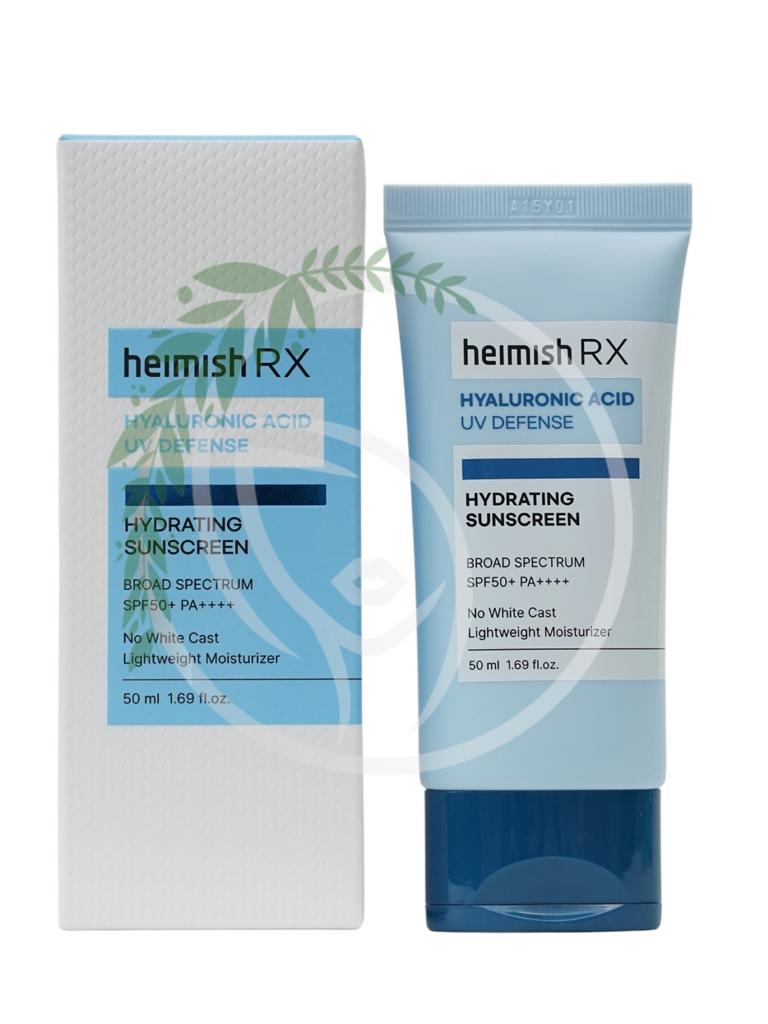 Легкий увлажняющий солнцезащитный крем HEIMISH Hyaluronic Acid Uv Defense Hydrating Sunscreen SPF 50+ PA++++ 50ml