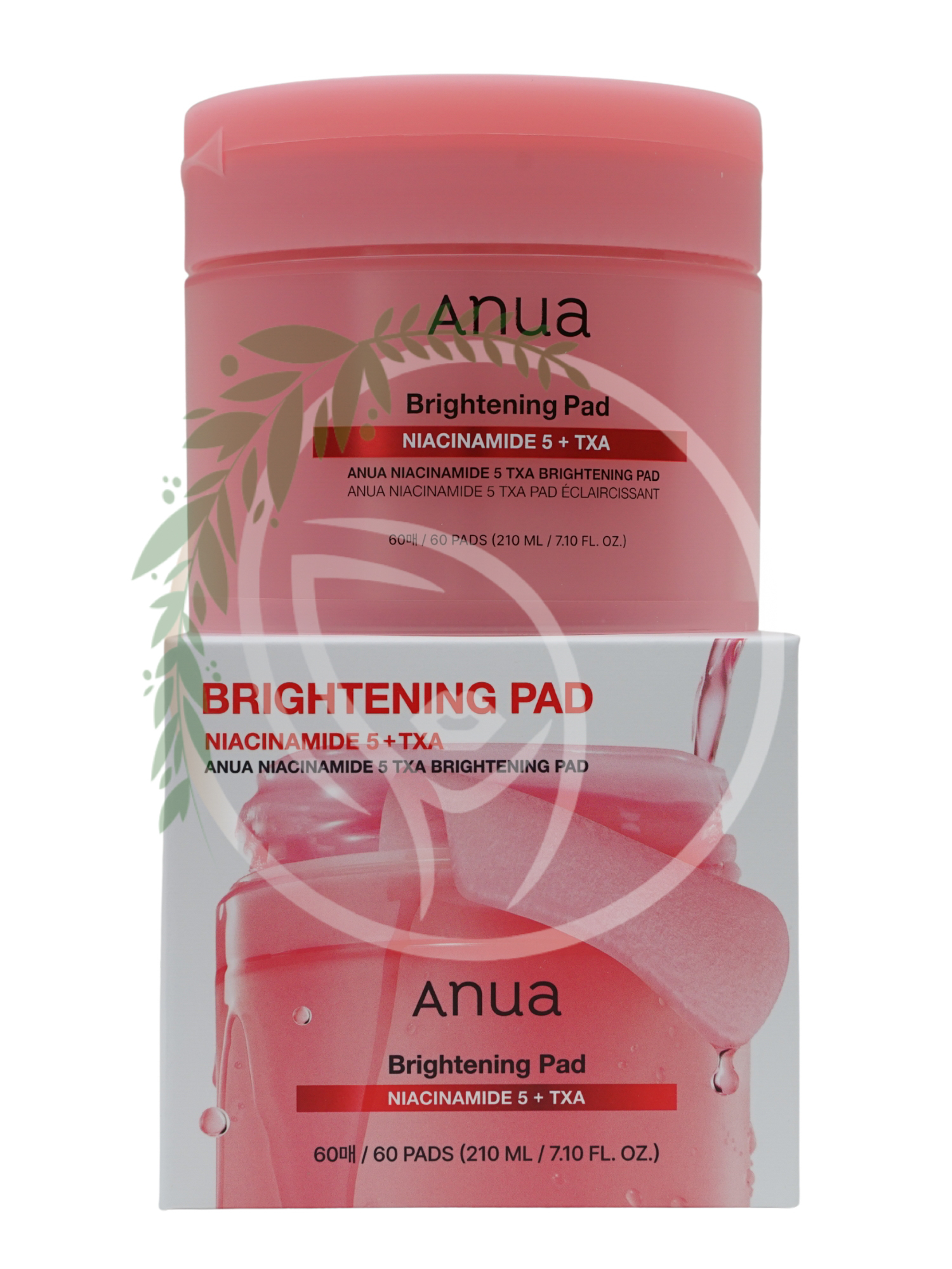 Осветляющие пэды с транексамовой кислотой Anua Niacinamide 5 TXA Brightening Pad 60шт