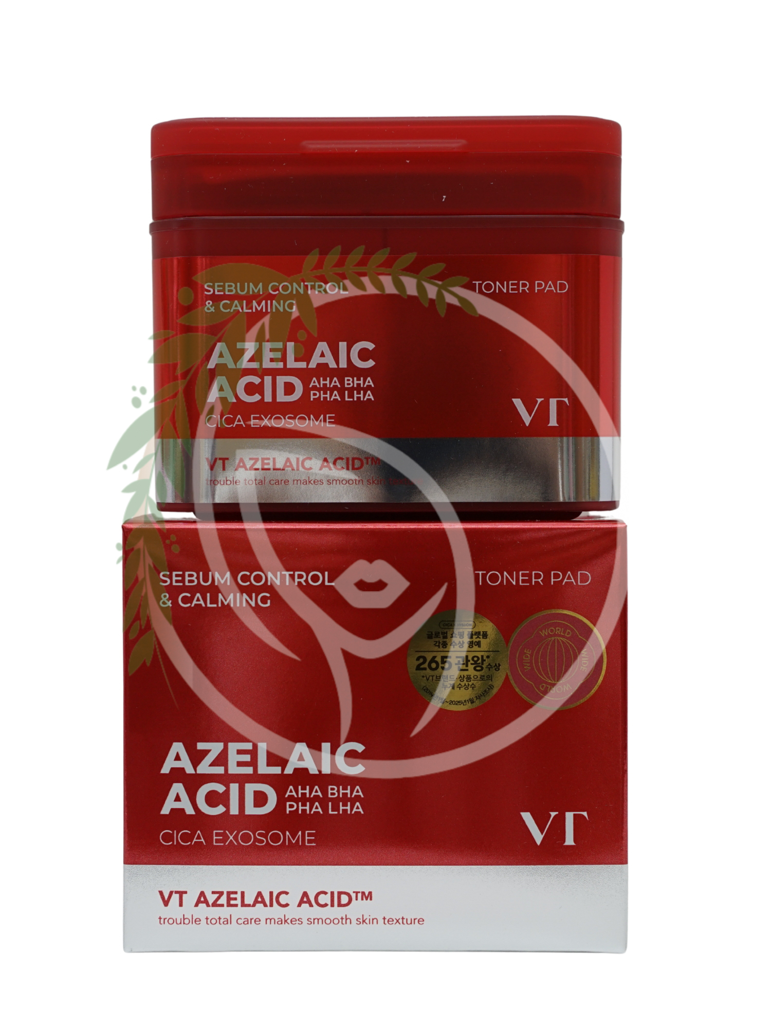 Тонер-пэды с азелаиновой кислотой VT Cosmetics Az Care Toner Pad 60 шт