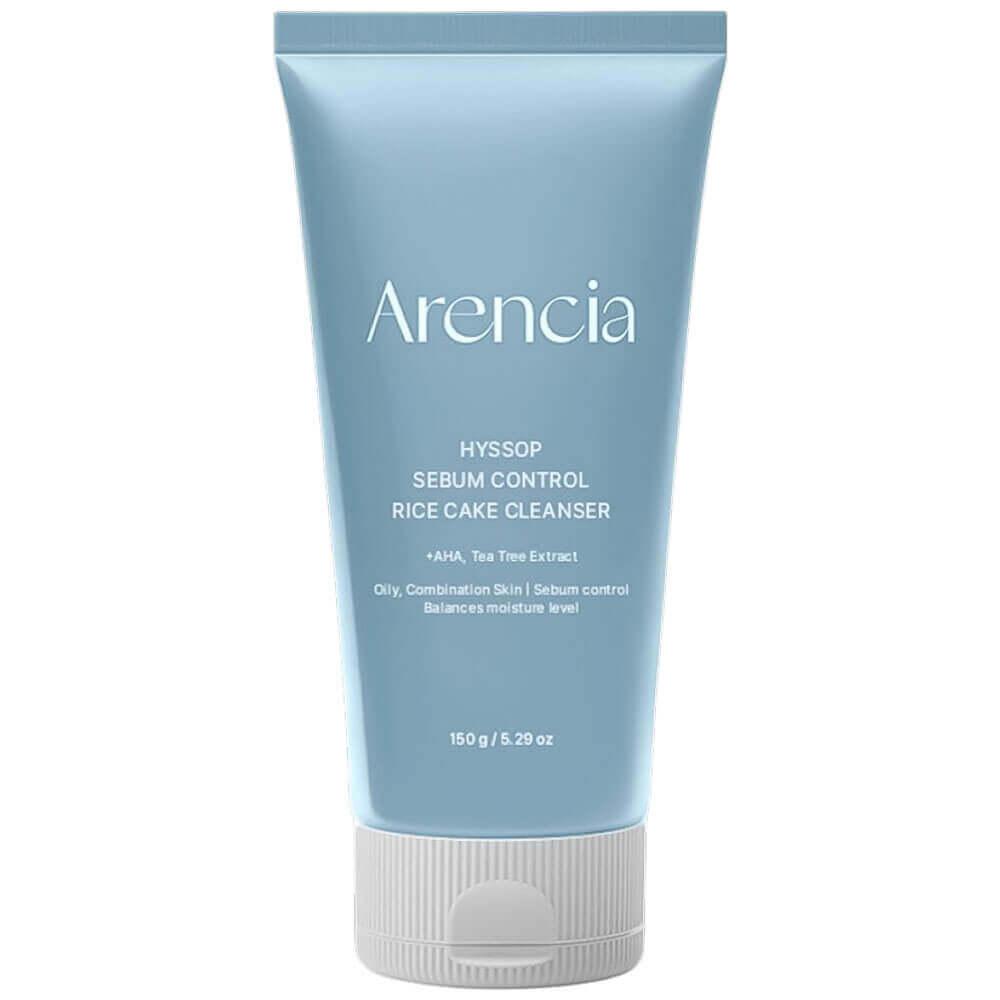 Себорегулирующая пенка для умывания Arencia Hyssop Sebum Control Rice Cake Cleanser 150g