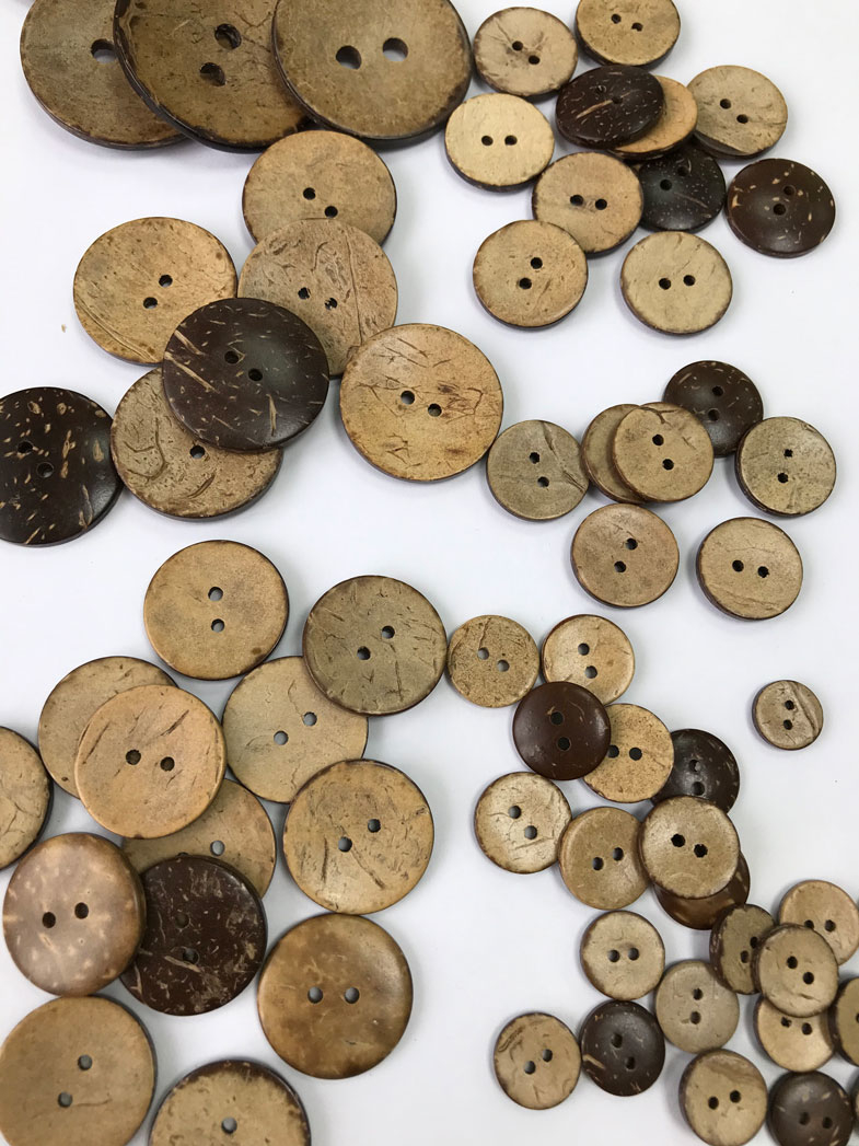 пуговица кокосовая