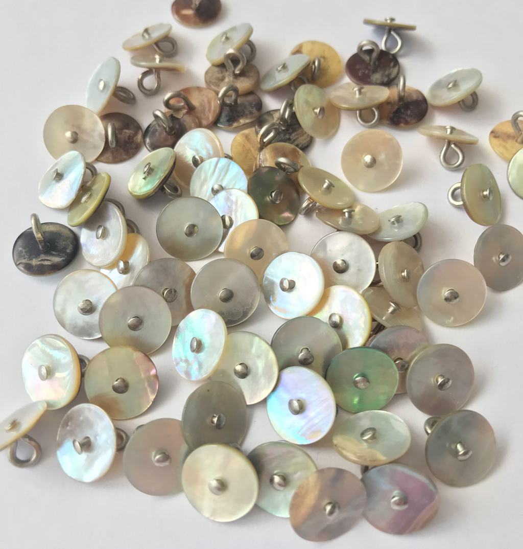 пуговица ракушка жемчужная