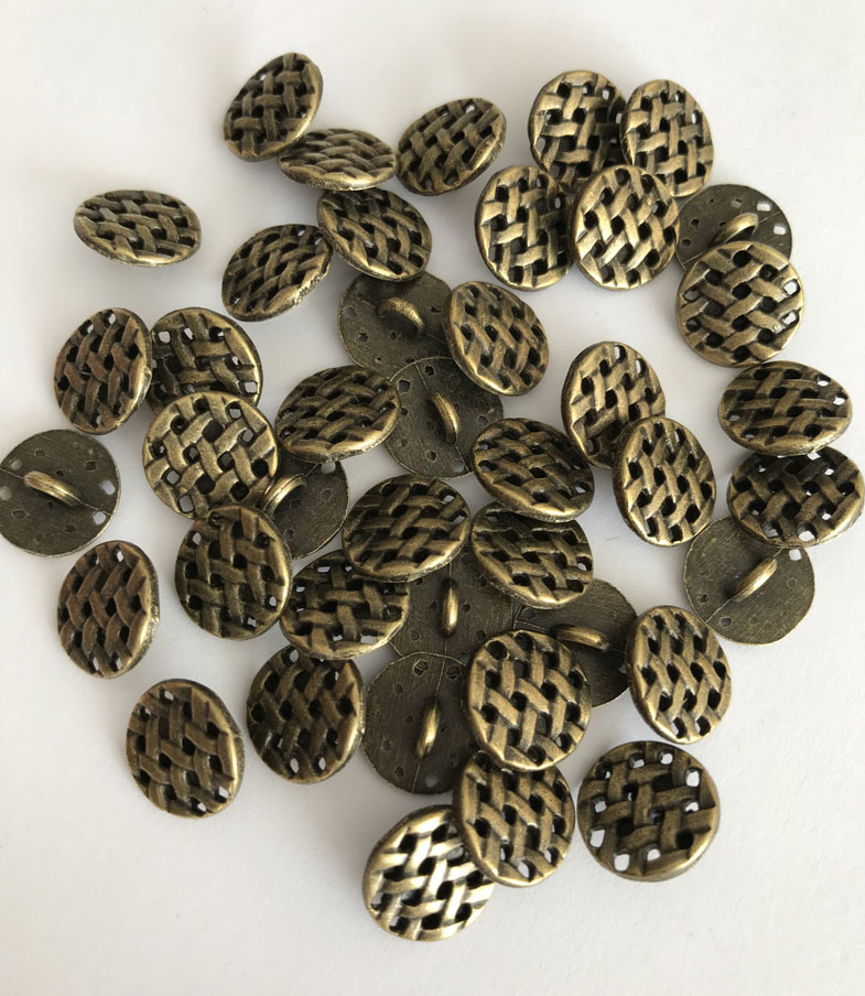 металлические пуговицы 11м бронза