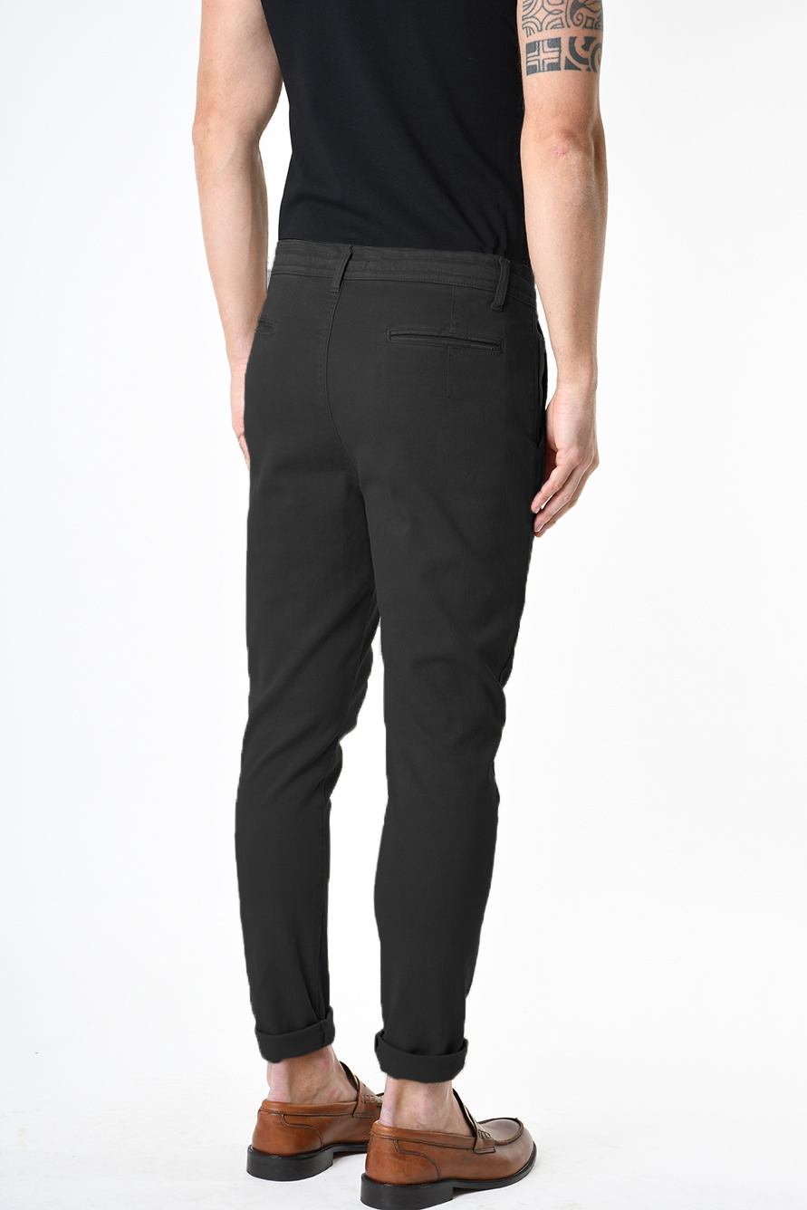 Удобные брюки с поясом-кулиской из фактурного хлопка Xagon