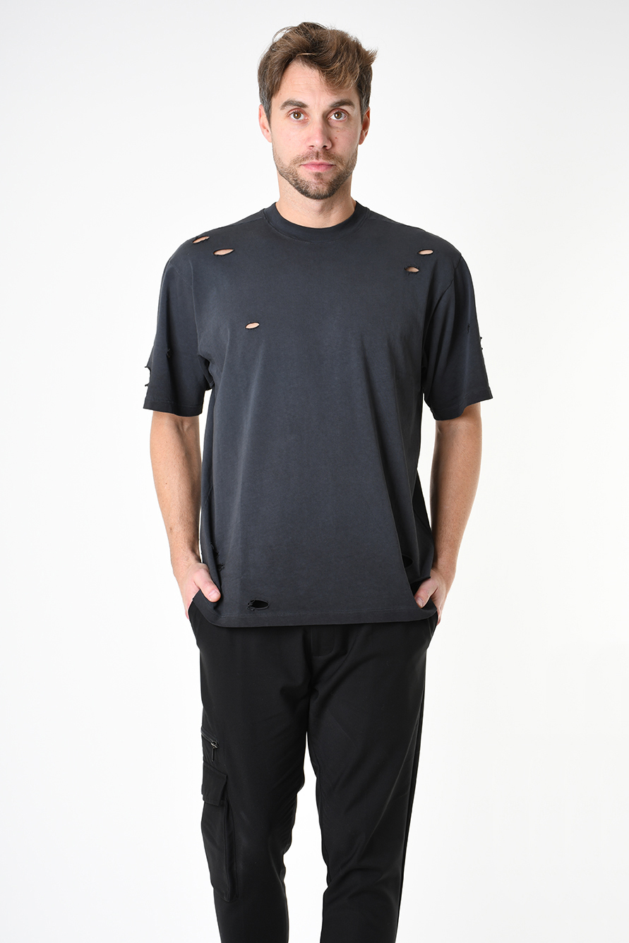 Футболка свободного кроя с разрывами Xagon