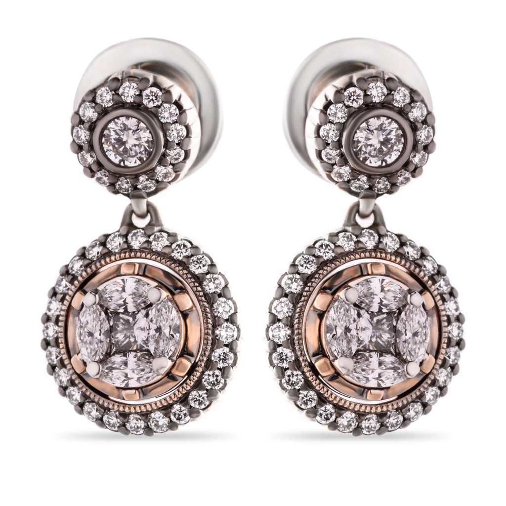 Серьги  Diamore