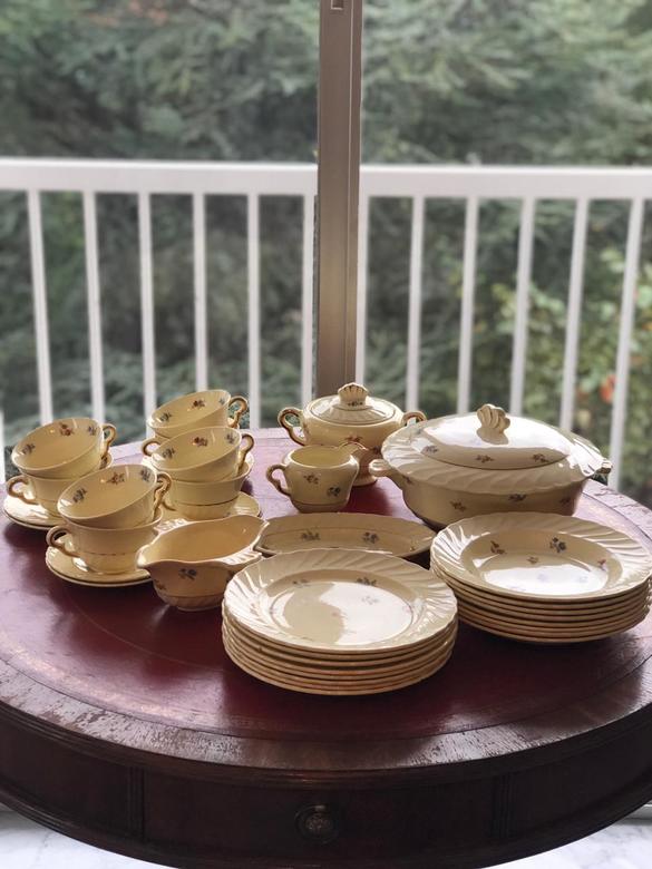 СЕРВИЗ, 37 предметов, известной Французской мануфактуры SALINS, завтрак/обед/ужин, 8 персон