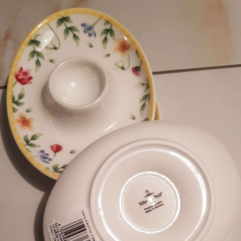 Подставка для яйца VILLEROY&BOCH « SPRING » фарфор Германия, новая