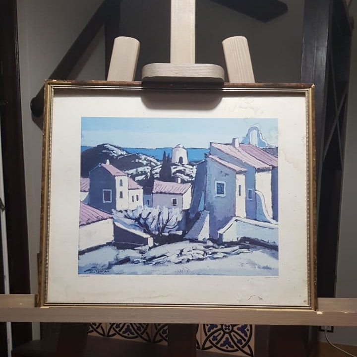 Гравюра в раме, Франция, 41х35