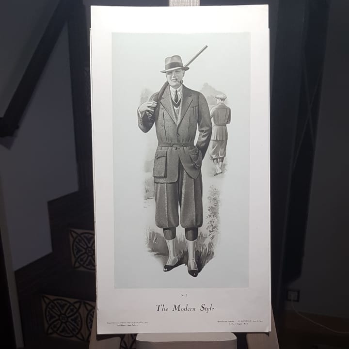 Набор из четырех гравюр “STYLE”, 22х42, Франция, 1921г